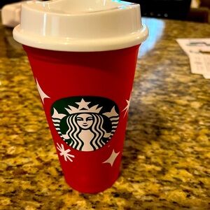 Starbucks 2022 Limited Edition 50 Years Reusable Coffee Cup with Lid